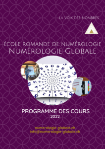 Ecole Romande de Numérologie Programme 2022