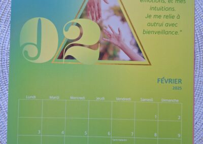 Calendrier 2025 Numérologie