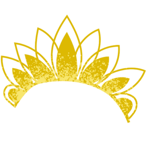 diadème doré